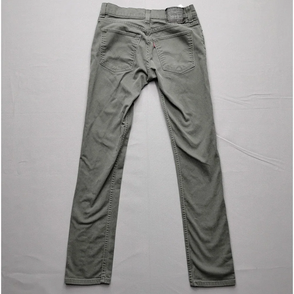 Levis 510 Super Skinny Jeans Mens 31x32 Gray Stretch Denim Pants